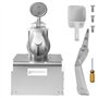 VEVOR Broyeur à Glace Électrique 300 kg/h Machine à Glace Pilée Commerciale 350 W Tête à 4 Lames en Acier Inoxydable Machine à G