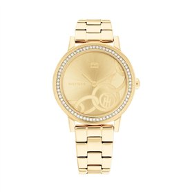 Tommy Hilfiger Montre Analogique à Quartz pour Femme avec Bracelet en Acier Inoxydable doré - 1782437
