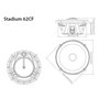 JBL Stadium 62CF Ensemble de Haut Parleur Voiture à 2 Voies Composants 16 cm de Harman Kardon - Système Audio de Enceinte Voitur