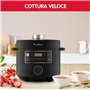 Moulinex Epic Turbo Cuisine CE7548 Autocuiseur électrique 1090 W 10 programmes automatiques panier vapeur, Métal, Noir