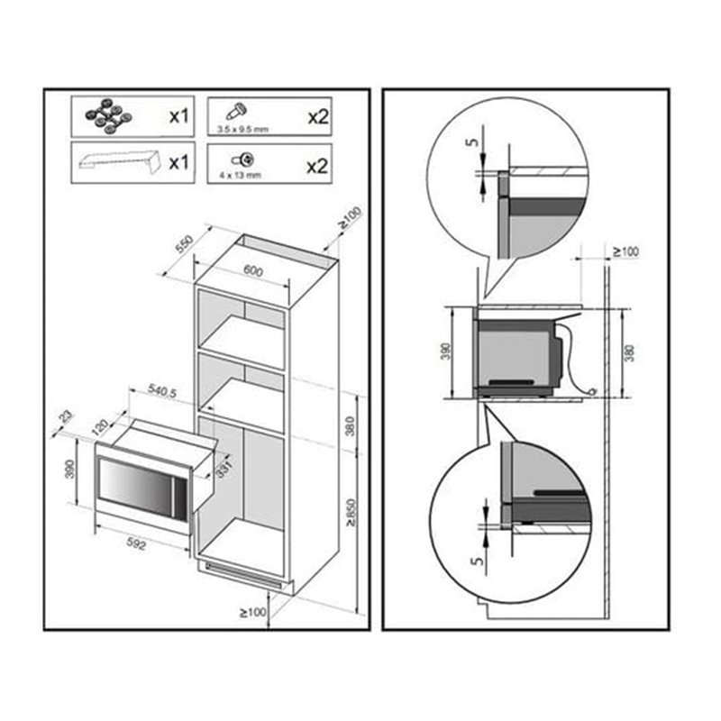 Image secondaire de BRANDT Micro ondes Encastrable BMS7120W