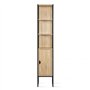 IDMarket - Meuble colonne salle de bain DETROIT 1 porte design industriel
