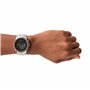 Armani Exchange Montre pour homme , mouvement chronographe, boîtier en acier inoxydable de 44 mm avec bracelet en acier inoxydab