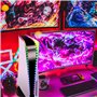 Ruban LED pour PS5/PS5 PRO/PS5 Slim, Bande LED 5050 RGB Bande Lumineuse Flexible avec 7 Couleurs 358 Modes, Décoration Ruban LED