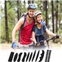 mohito Coussinet de Casque de Vélo, 2 Set Mousse Casque Velo Coussinets Anti-Collision Casque Rembourrage Kit de Rembourrage pou