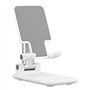 T'nB - Influence - Support Smartphone de Bureau Pliable - Blanc/Gris