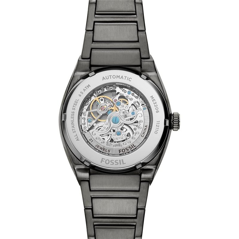 Image secondaire de Fossil Montre Everett de Automatique en Acier Inoxydable, Anthracite, pour Homme, ME3206