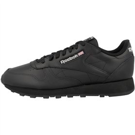Reebok Mixte Classic Leather Sneaker, Core Black/Core Black/Pure Grey 5, 42.5 EU