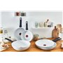 Tefal C41719 Ceramic Control Poêle wok 28 cm | Joint céramique sûr | Indicateur de température de signal thermique | Nettoyage f
