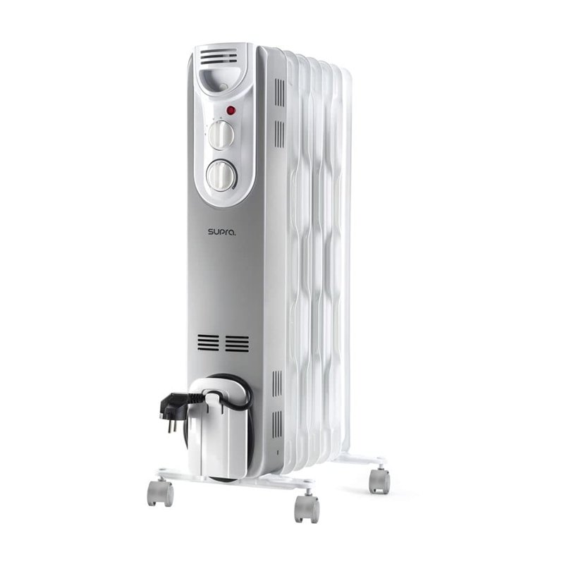 Supra ORSO 1500 - Radiateur à huile 1500W, 3 puissances, jusqu'à 15m2, poignée de transport, anti-basculement, thermostat mécani