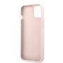 Guess GUHCP13S4GDPI Coque de Protection pour iPhone 13 Mini 5,4" 4G à Rayures Rose