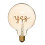Atmosphera - Ampoule décorative LED Mot Yes ambré G125 2W