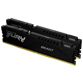 Kingston FURY Beast Black DDR5 32GB (2x16GB) 5200MT/s CL40 DIMM Desktop Gaming Memory Kit of 2 - KF552C40BBK2-32