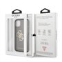Guess GUHCP13SPCUGL4GBK Coque pour iPhone 13 Mini 5,4" Noir pailleté 4G Big Logo