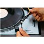 Lenco L-3809 Platine Vinyle - Platine DJ Direct Drive - USB - Préampli - 33 et 45 RPM - MMC - RCA - Sortie Ligne - Bleu Métallis