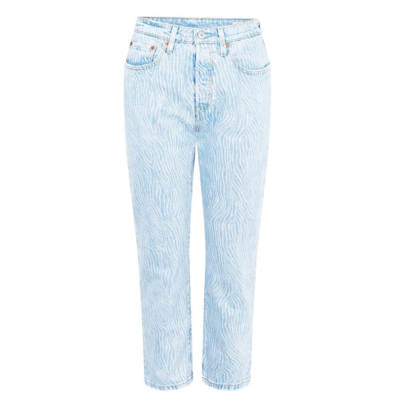 Image secondaire de Levi's 501 Crop Jeans Femme, Blue Pattern, 29W / 28L