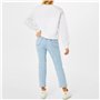 Levi's 501 Crop Jeans Femme, Blue Pattern, 29W / 28L