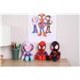 Disney - Spiderman Miles Morales 25 cm, Personnage de la série Marvel Spidey et Ses Amis surprenants, avec des Yeux Qui Brillent