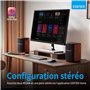 Edifier MS50A - Haut-Parleur WiFi Samrt avec Bluetooth et Fonction stéréo sans Fil Fonctionne avec Amazon Alexa, Apple AirPlay 2