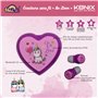 Konix Unik Écouteurs sans Fil pour Smartphones et tablettes - Bluetooth 5.0 - Autonomie 5 h - Batterie 400 mAh - Motif Be Love, 