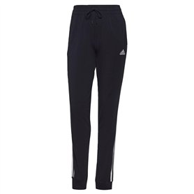 adidas Essentials Single Jersey 3-Stripes Pants Femme, Legend Ink/White, M