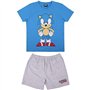Cerdá 203607 Pyjama Court Simple en Jersey Sonic, Multicolore, 2 x 20 x 25 cm