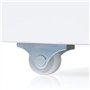 IDMarket - Meuble de rangement enfant MANA en bois blanc 3 tiroirs cubes sur roulettes