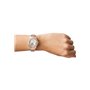 Fossil Montre pour femmes Stella, mouvement automatique, boîtier de 34 mm en acier inoxydable recyclé (au moins 50 %) avec brace
