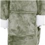 Atmosphera - Plaid Sweatshirt Capuche Dinosaure - Vert Kaki