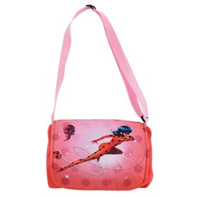 MIRACULOUS Ladybug, 024191 Sac Besace A BANDOULIERE Lady Bug +/-26 CM pour Enfant Fille, Rouge