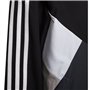 adidas CB Wnd Br Top à Capuche, Carbon/Black/MGH Solid Grey, 164 cm Mixte Enfant