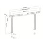 PureMounts® Support combiné d'enceintes pour Supports Sonos® Arc et TV, Blanc