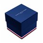 Tommy Hilfiger Montre Analogique Multifunction à Quartz pour Homme avec Bracelet en Acier Inoxydable Noir - 1791951