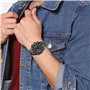 Tommy Hilfiger Montre Analogique Multifunction à Quartz pour Homme avec Bracelet en Acier Inoxydable Noir - 1791951