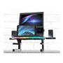 Enermax Support réhausseur Ergonomique de PC Portable/Moniteur Rotatif RGB 360° Pliable, installez jusqu'à 3 périphériques, Char
