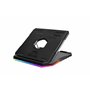 Enermax Support réhausseur Ergonomique de PC Portable/Moniteur Rotatif RGB 360° Pliable, installez jusqu'à 3 périphériques, Char