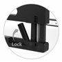 Enermax Support réhausseur Ergonomique de PC Portable/Moniteur Rotatif RGB 360° Pliable, installez jusqu'à 3 périphériques, Char