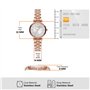 Emporio Armani Montre pour femme, mouvement à deux aiguilles, boîtier en acier inoxydable or rose de 32 mm avec bracelet en acie