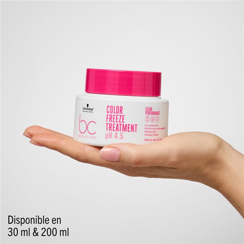 Image secondaire de Schwarzkopf Professional Bonacure Color Freeze Treatment Masque Capillaire Crémeux Pour Cheveux Colorés pH 4.5 Balancer Technolo