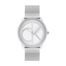 Calvin Klein Montre Analogique à Quartz pour Homme et Femme Collection Iconic Mesh - 35MM avec Bracelet Milanais en Acier Inoxyd