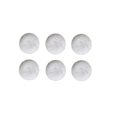 Plateau de pot en plastique blanc de 19 cm