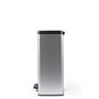 Curver Poubelle à pédale Deco 65 L Argenté
