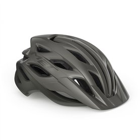MET Casque Veleno Titane Métal Mat Sport, Multicolore, S