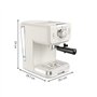 Moulinex Soleil Cafetière expresso à pompe, Réglages manuels, Pression pompe 15 bars, Buse mousseur à lait, Accessoires, Réservo