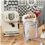 Moulinex Soleil Cafetière expresso à pompe, Réglages manuels, Pression pompe 15 bars, Buse mousseur à lait, Accessoires, Réservo