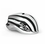 MET Casque Trenta 3k Carbon MIPS Sport, Blanc/Argent (Multicolore), M