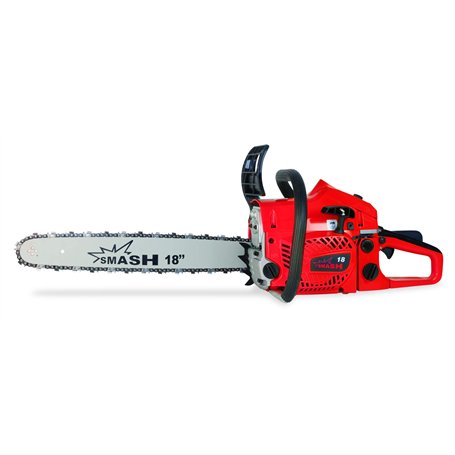 SMASH 18-V17 Tronçonneuse à essence, cylindrée 45 cc, puissance 2,3 CV, lame 45 cm