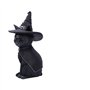 Nemesis Now Cult Cuties Purrah Figurine de Chat sorcière en résine Noir 30 cm