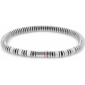 Tommy Hilfiger Jewelry Bracelet en Perles pour Homme en Hématite - 2790381