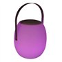 Lampe LED Portable/Enceinte BT 10W Batterie 2000mah Rechargeable IP44, intensité Lumineuse reglable télécommande Inclus